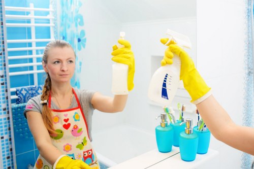 Workers reviewing a health and safety policy in a workplace setting