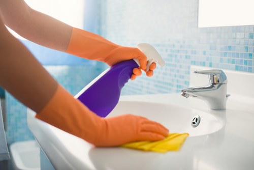 Deep one off cleaning of kitchen and bathroom surfaces
