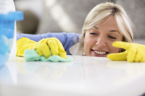 Commercial one off cleaning in an office space